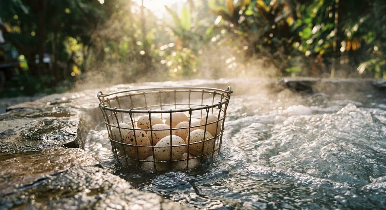 The Sembawang Hot Spring Where Locals Still Boil Eggs on Sunday Morning — interior detail