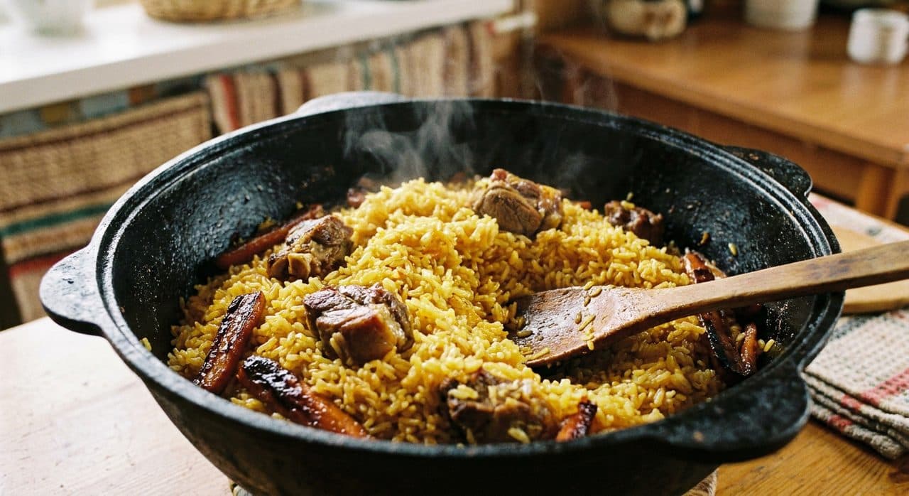 The Sheepshead Bay Uzbek Plov House Running a Friday Pot Since 2004 — interior detail