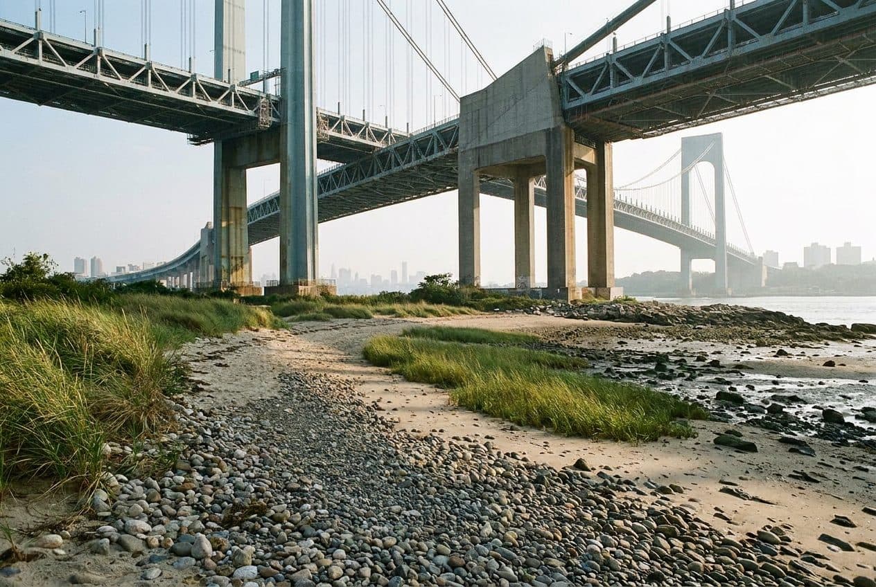 The Shore Parkway Beach Below the Verrazzano That Nobody Calls a Beach — cover