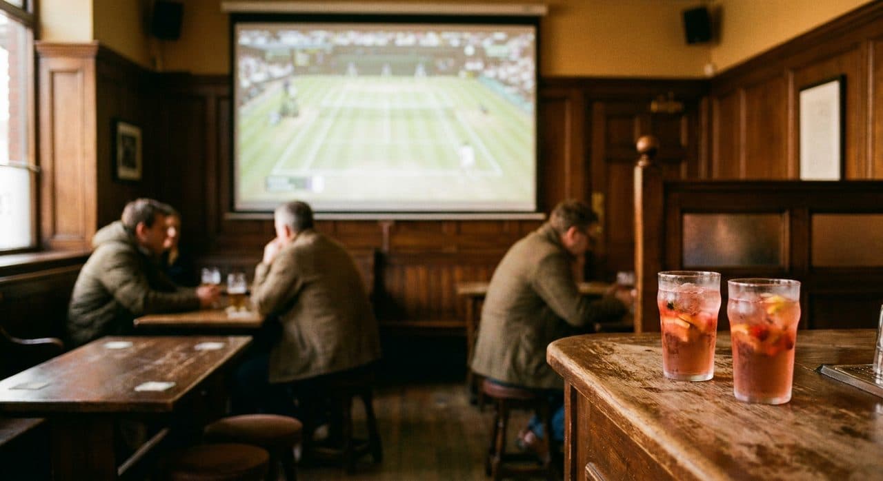 NYC Bars Running Wimbledon 2026 Watch Parties With Pimm's and Proper Reserved Screens — cover