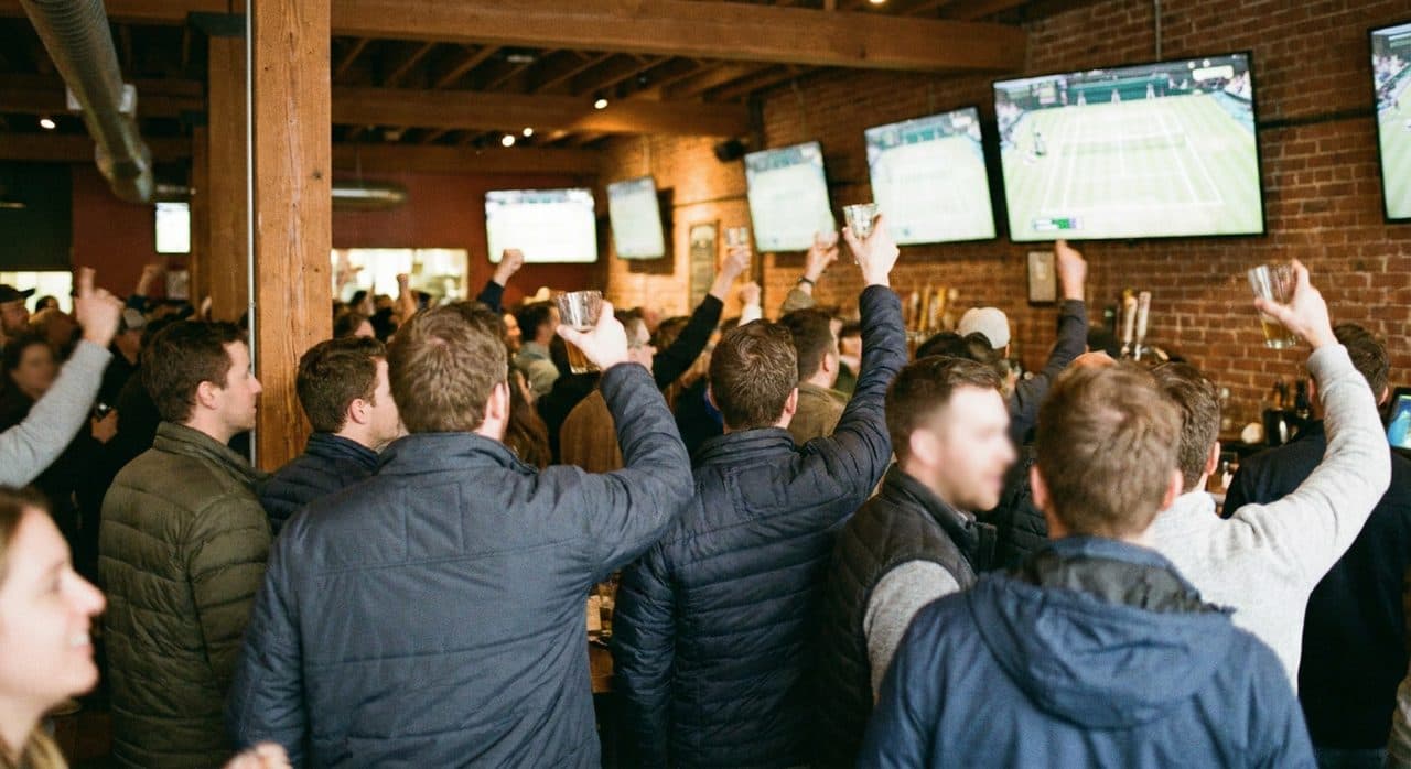 NYC Bars Running Wimbledon 2026 Watch Parties With Pimm's and Proper Reserved Screens — atmosphere