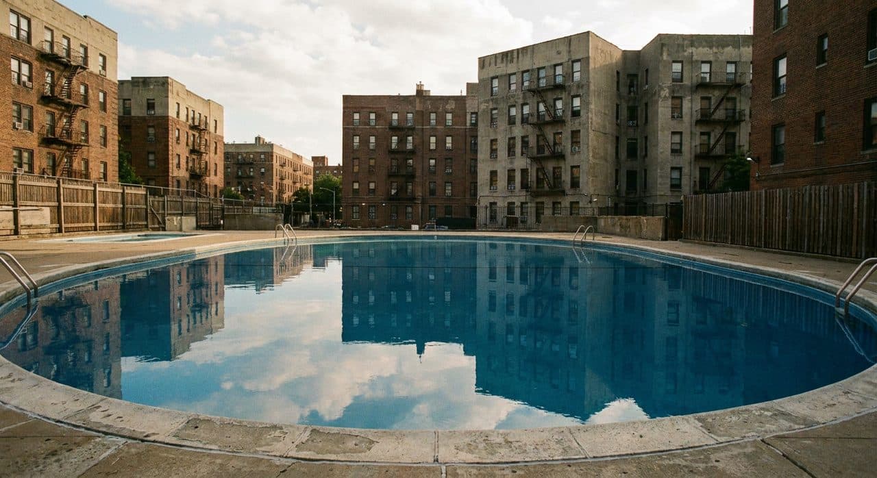 The NYC Public Pools With the Best Views (And the Exact Times to Beat the Summer Lines) — cover