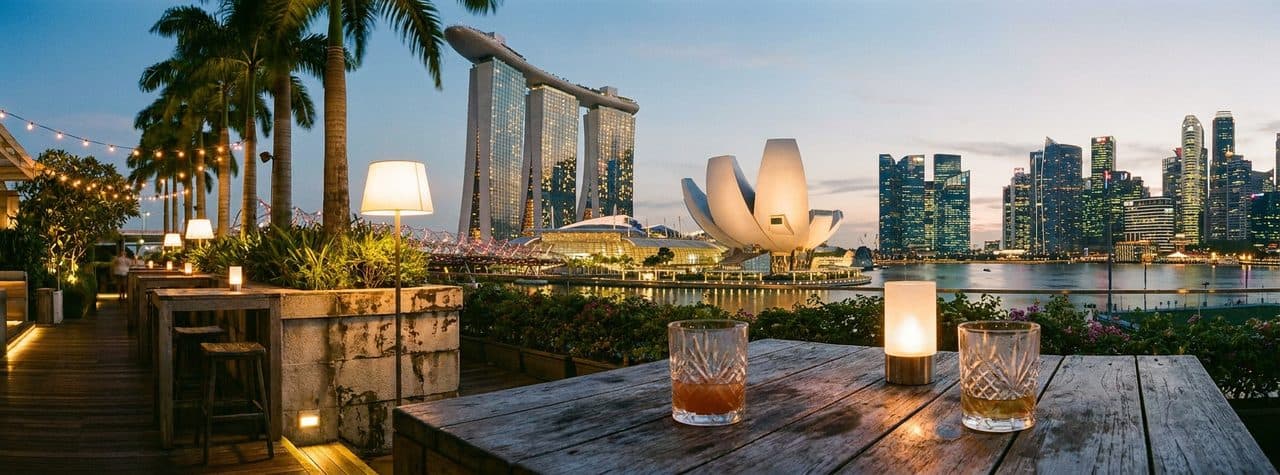 Singapore's Rooftop Bars With Marina Bay Views That Actually Get Good After 8pm — cover