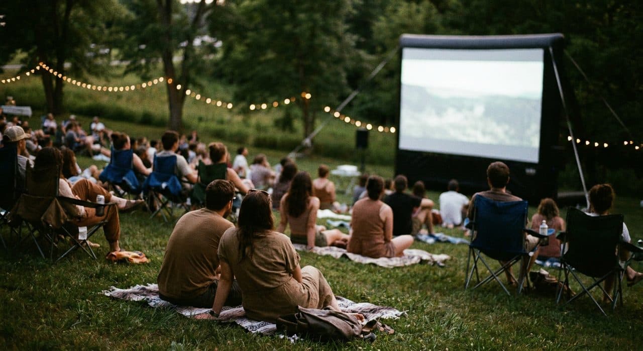 The Brooklyn Outdoor Cinema Club That Programs Films Nobody Else Shows This Summer — atmosphere