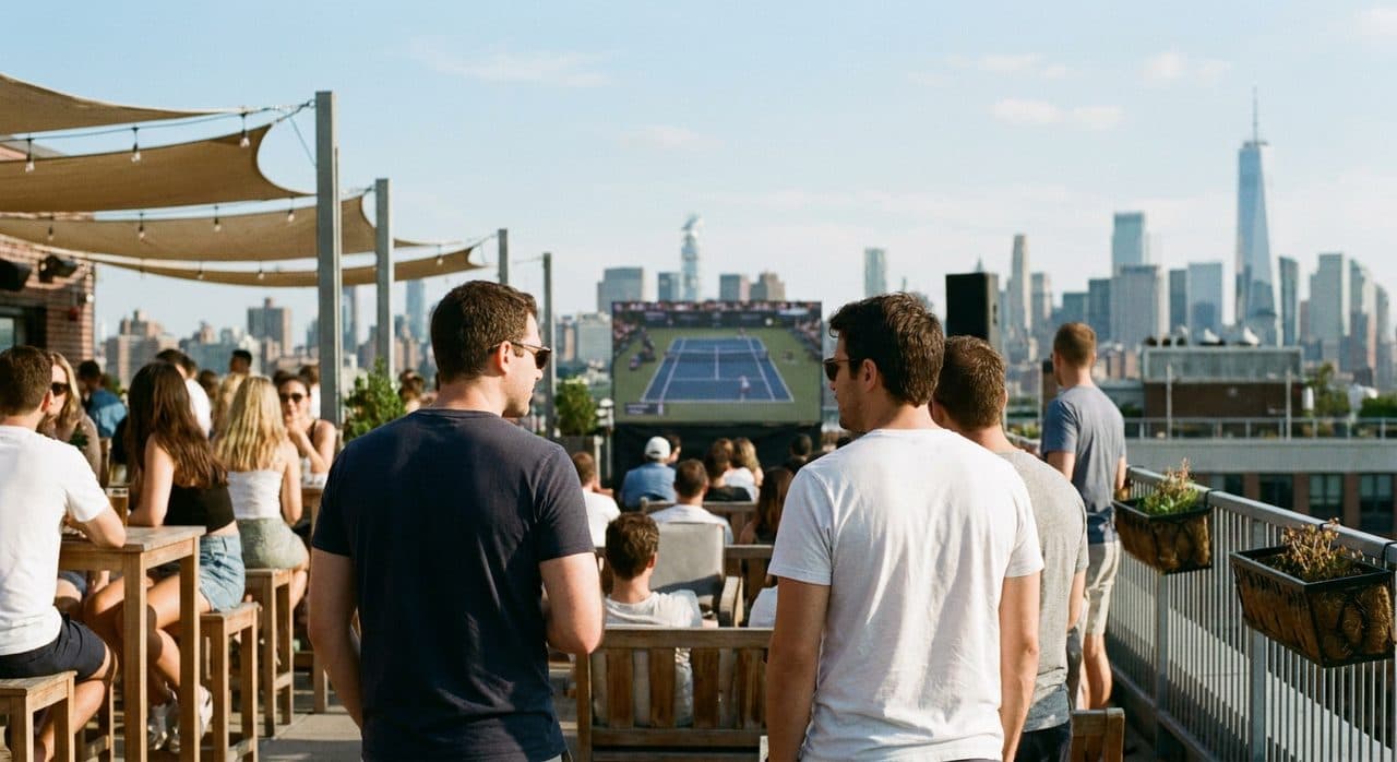 Where to Watch Wimbledon 2026 Finals Week in NYC — Rooftop Screens, Strawberries, and Same-Day Seats — cover