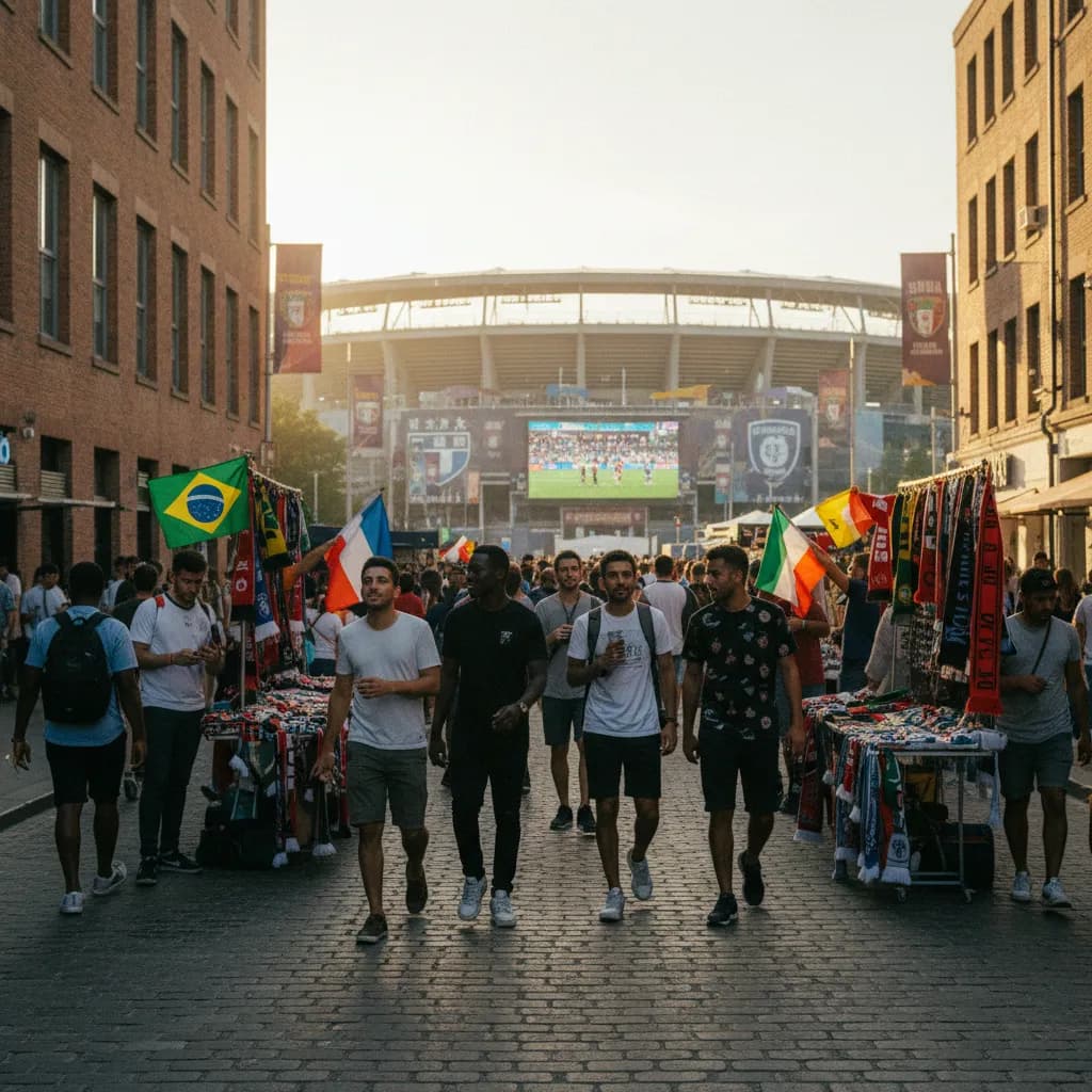 The World Cup Watch Party Trail: Battery Park to Rockefeller Center - atmosphere