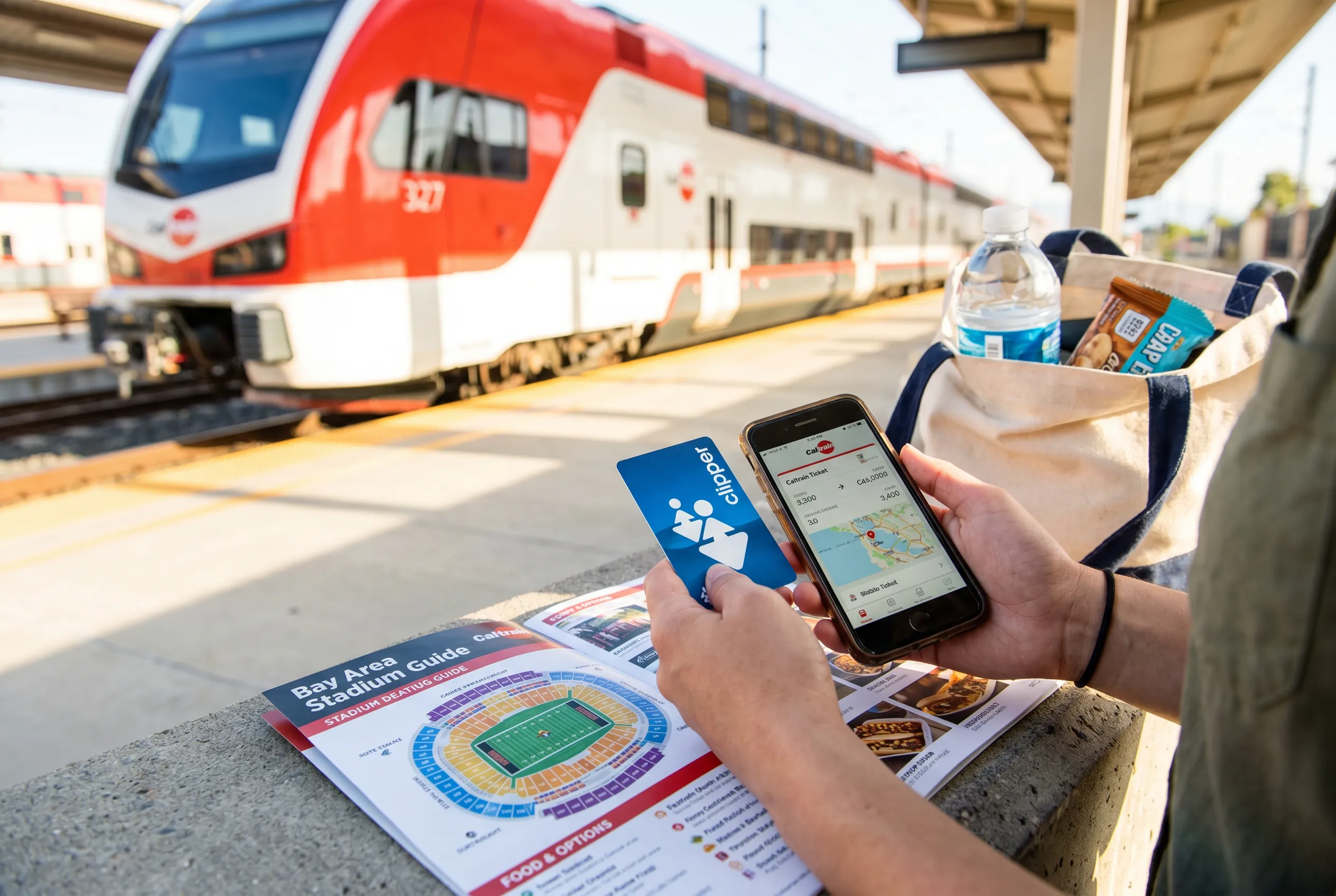A bright practical scene for bay area stadium caltrain parking and san jose guide.