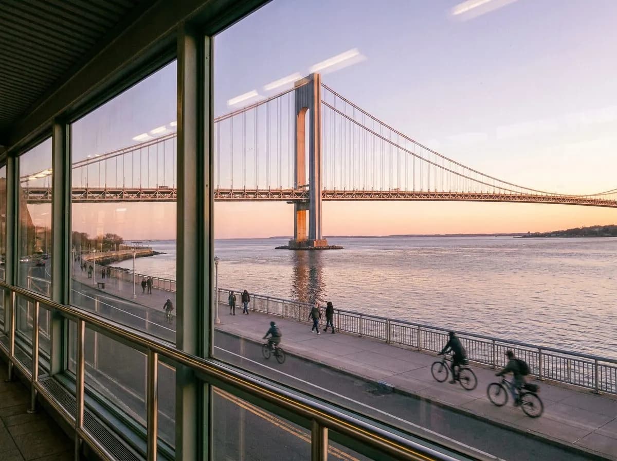 Bay Ridge Shore Road Promenade and Verrazano Views