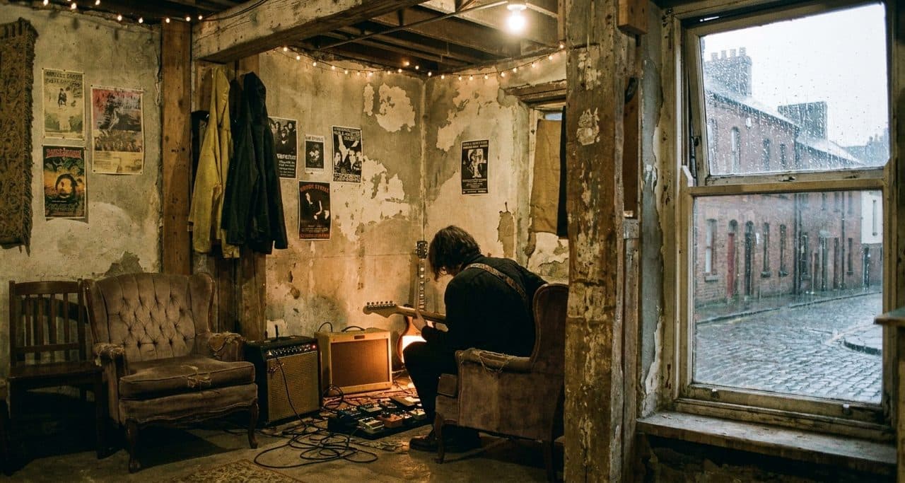 Belfast Rain Mood in Bushwick Back-Room Gigs - scene