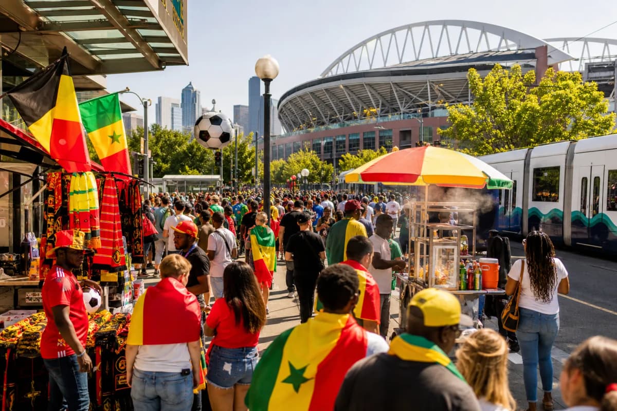 Seattle World Cup match-day scene