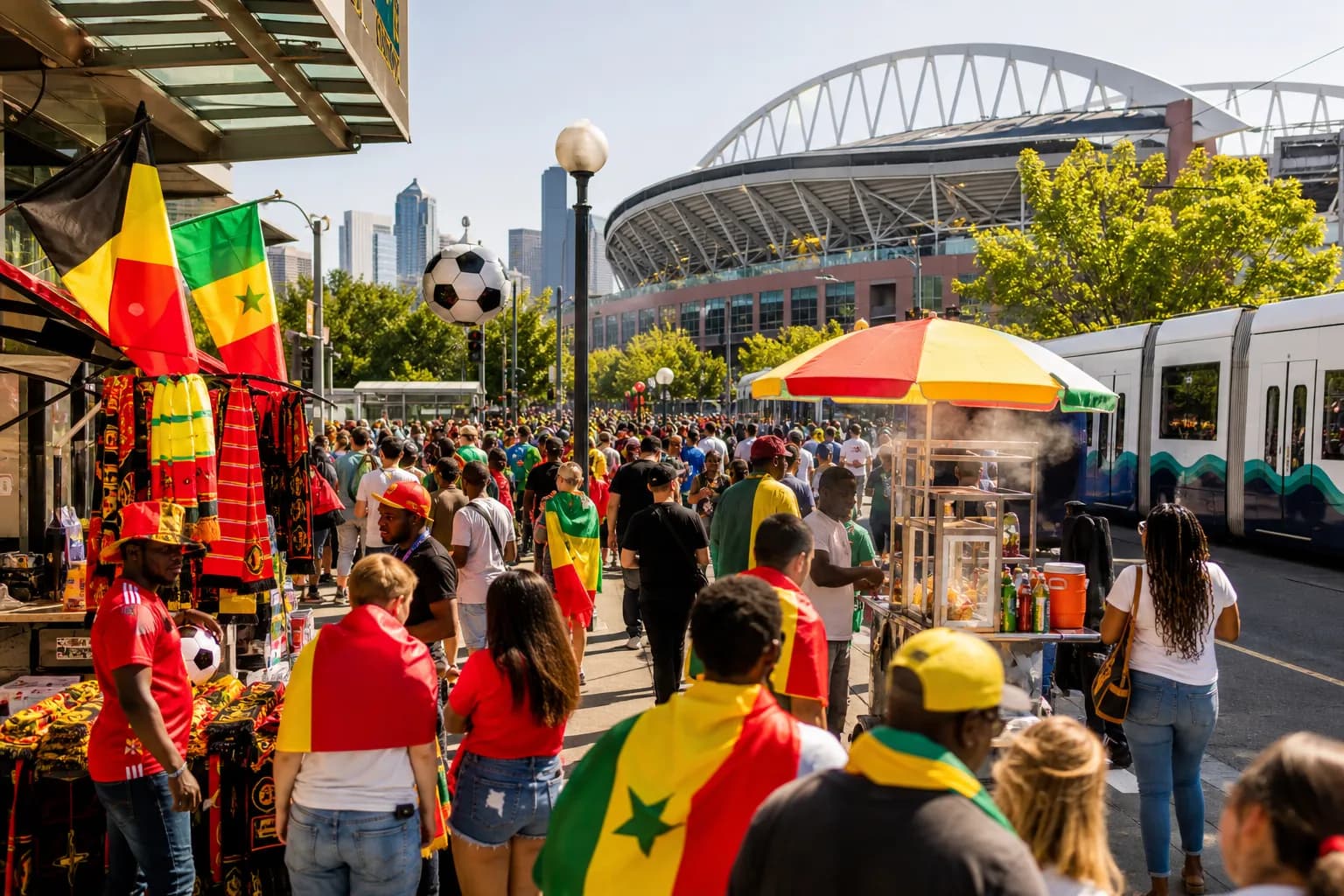 Seattle World Cup match-day scene