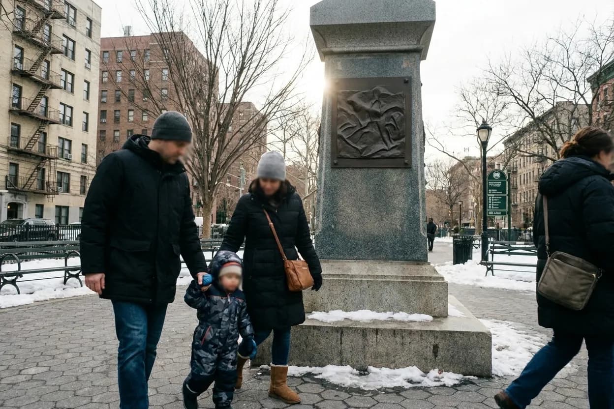 NYC experience scene for Bennett Park: The Highest Natural Point in Manhattan That Almost Nobody Marks