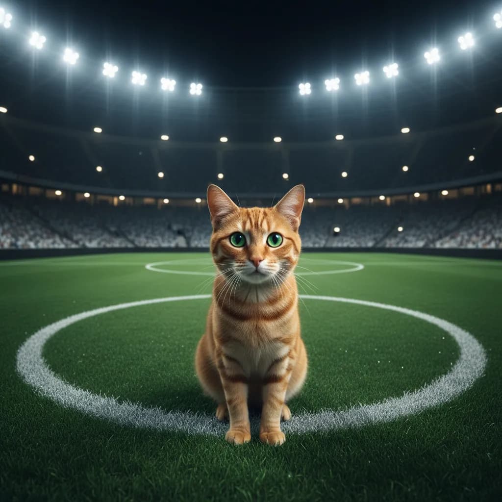 A fan records a World Cup match on their smartphone in a packed stadium
