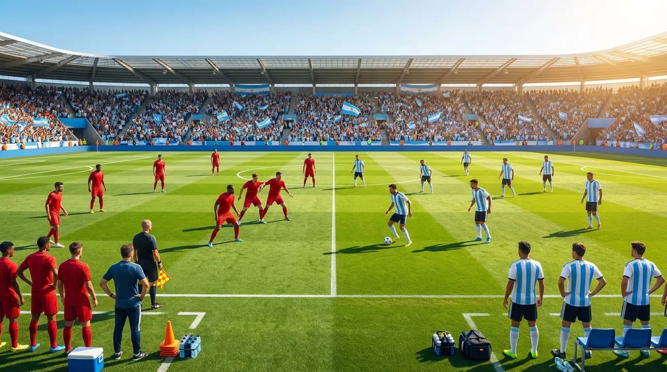 Bright editorial cover for Spain’s Best Defense Stopped Argentina’s Best Tournament Attack