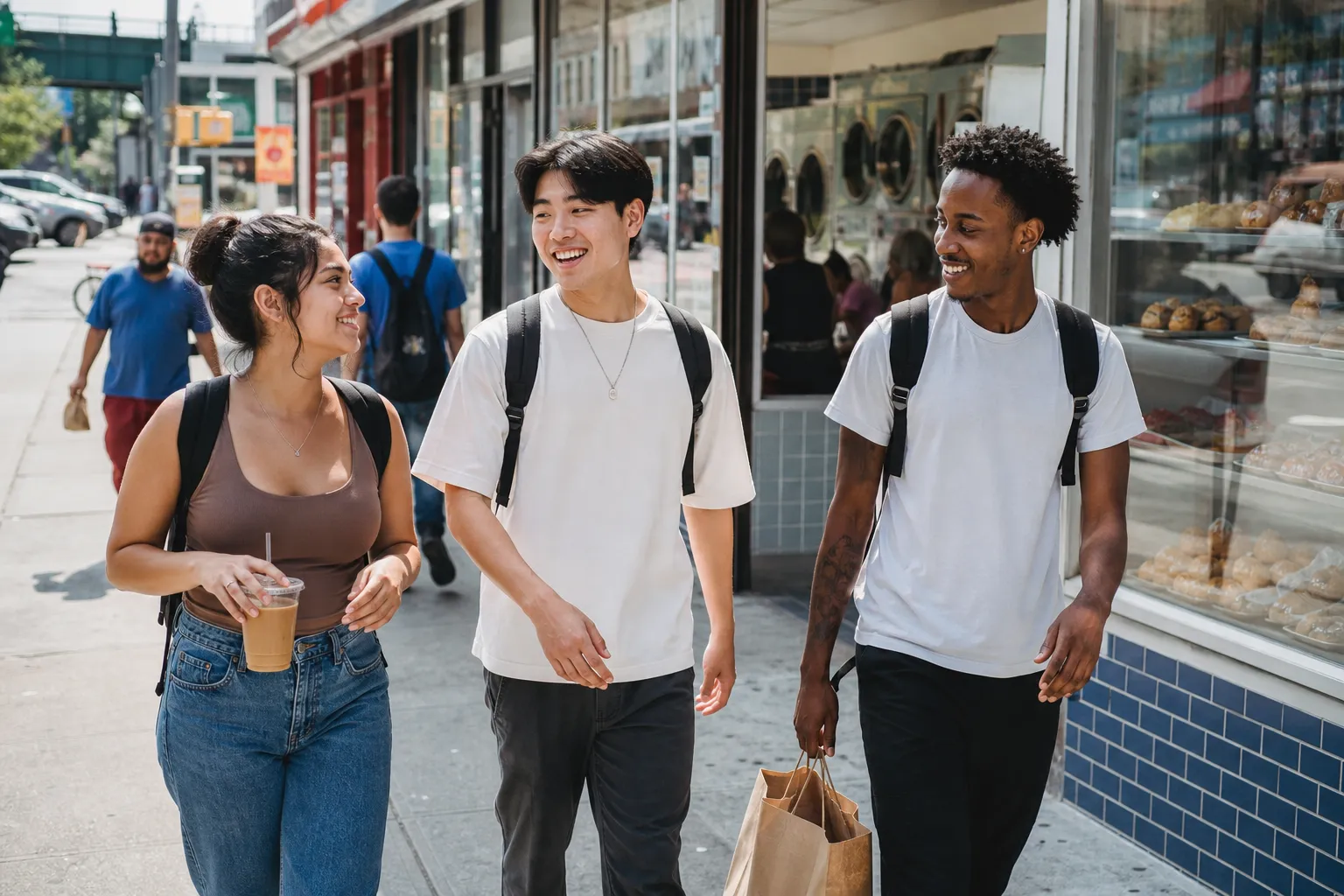 Queens neighborhood errand route for student living