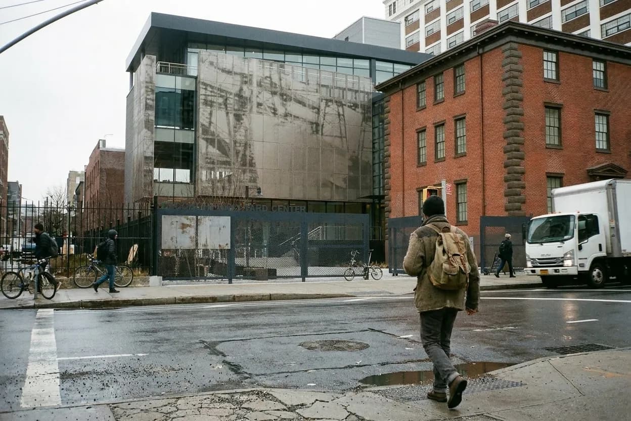 NYC experience scene for BLDG 92: The Brooklyn Navy Yard Visitor Center Most Casual Brooklyn Walkers Skip