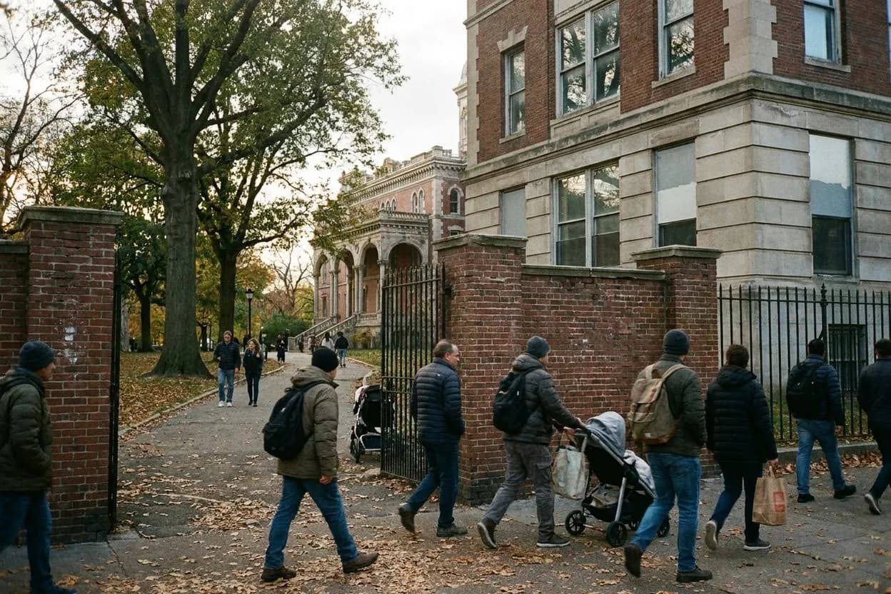 NYC experience scene for Bloomingdale Park: The Long Trail-and-Bridge Park on Staten Island’s West Side
