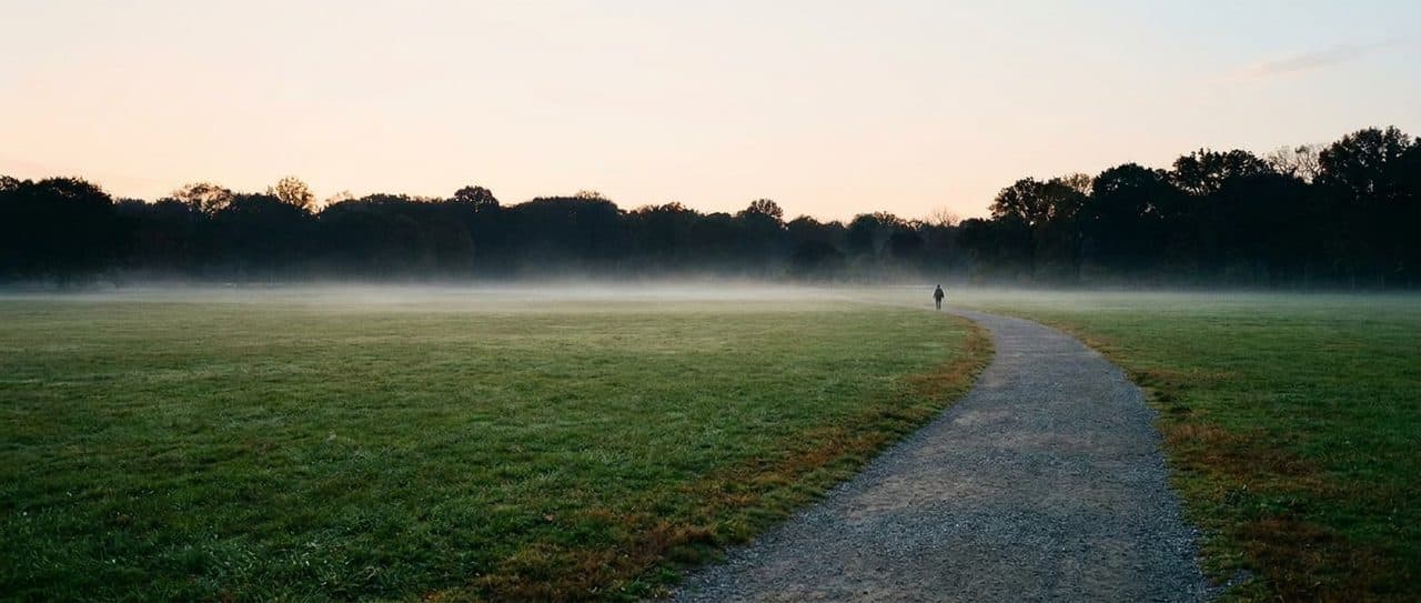 The Boathouse and Long Meadow on a Tuesday Morning When Prospect Park Empties Out - scene