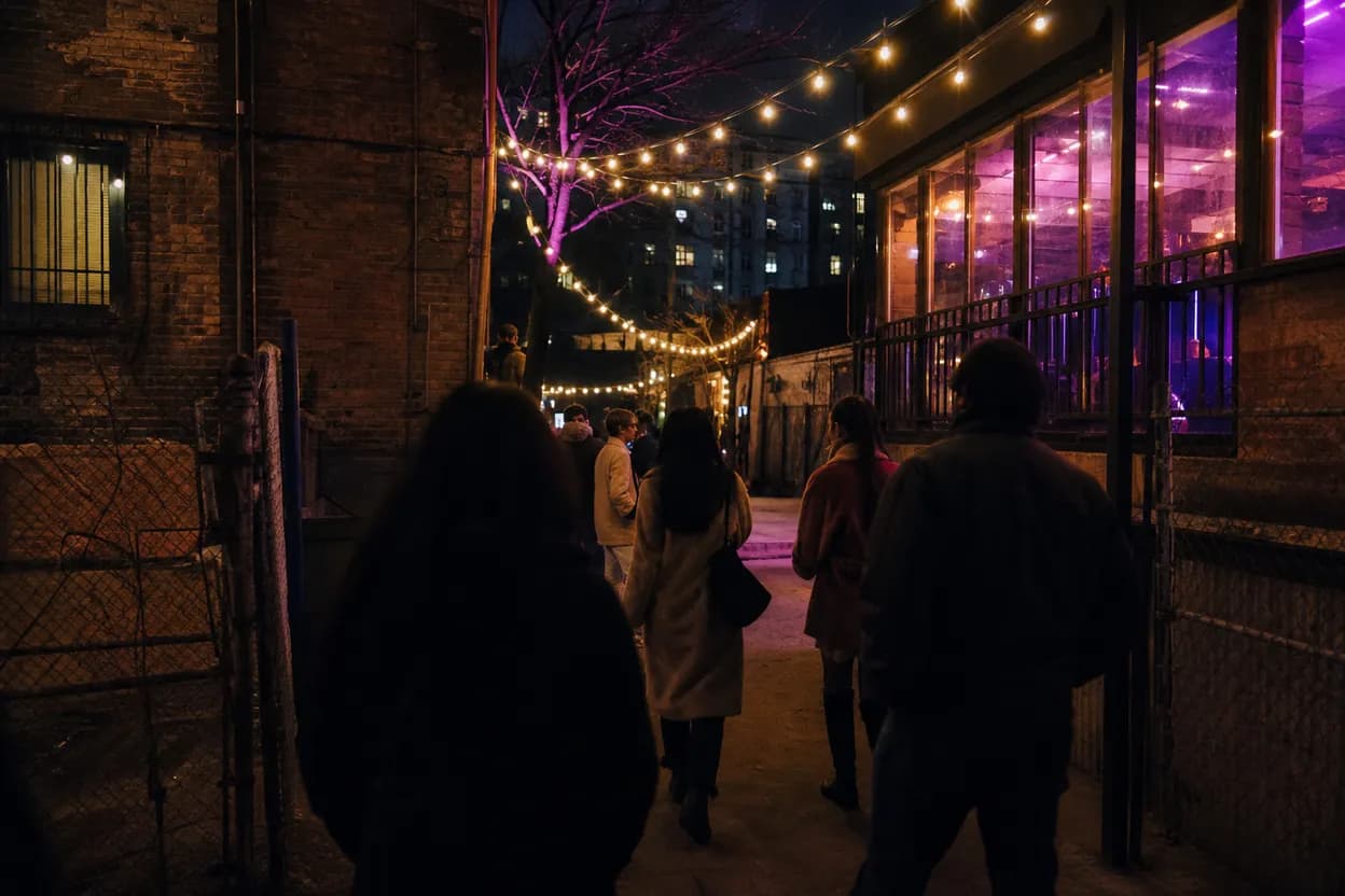 NYC experience scene for Boho Karaoke in the East Village for Friends Who Need a Room