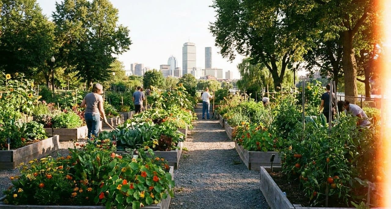 A Boston Afternoon Along the Fens and Back Bay, Free Admission and Community Gardens in Bloom - cover