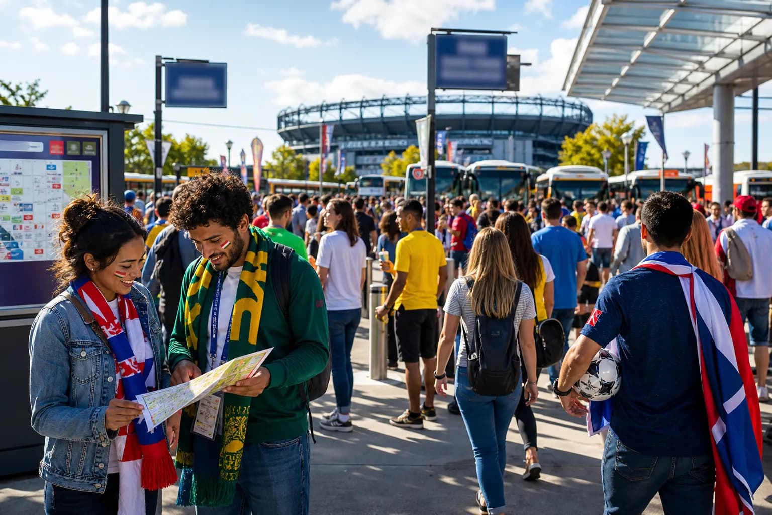 Boston / Foxborough World Cup match-day scene