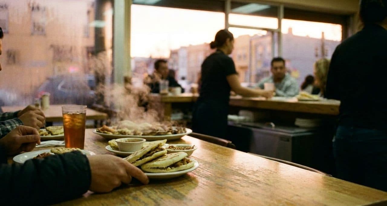 Braves vs White Sox With Sunset Arepas in Sunset Park - scene