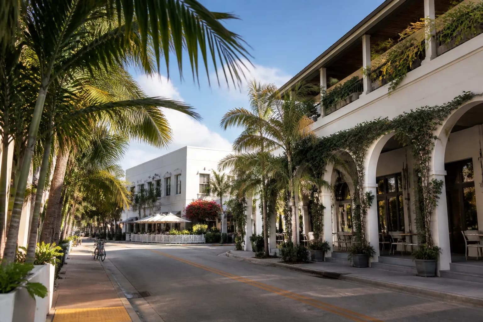 Realistic editorial Miami local-life photograph