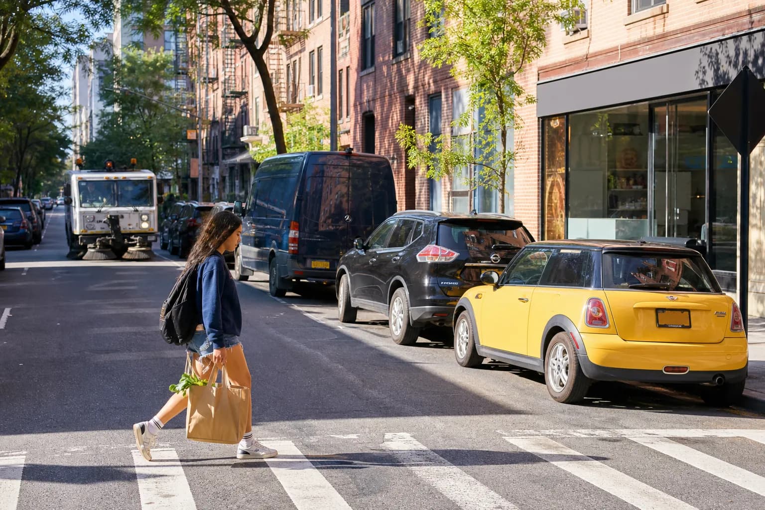NYC student comparing car keys and MetroCard-style transit plan