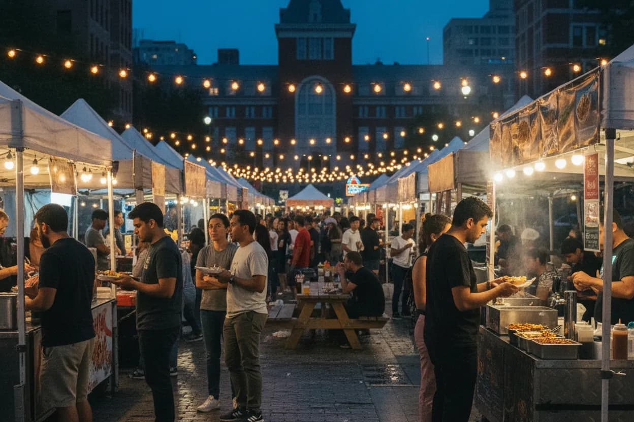 Cover scene for Bronx Night Market Family Strategy: Food Choices Before the Lines Build