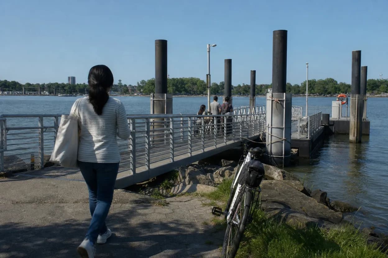 NYC experience scene for Bronx River Greenway by Soundview: A Breezy Bike Plan With Ferry Backup