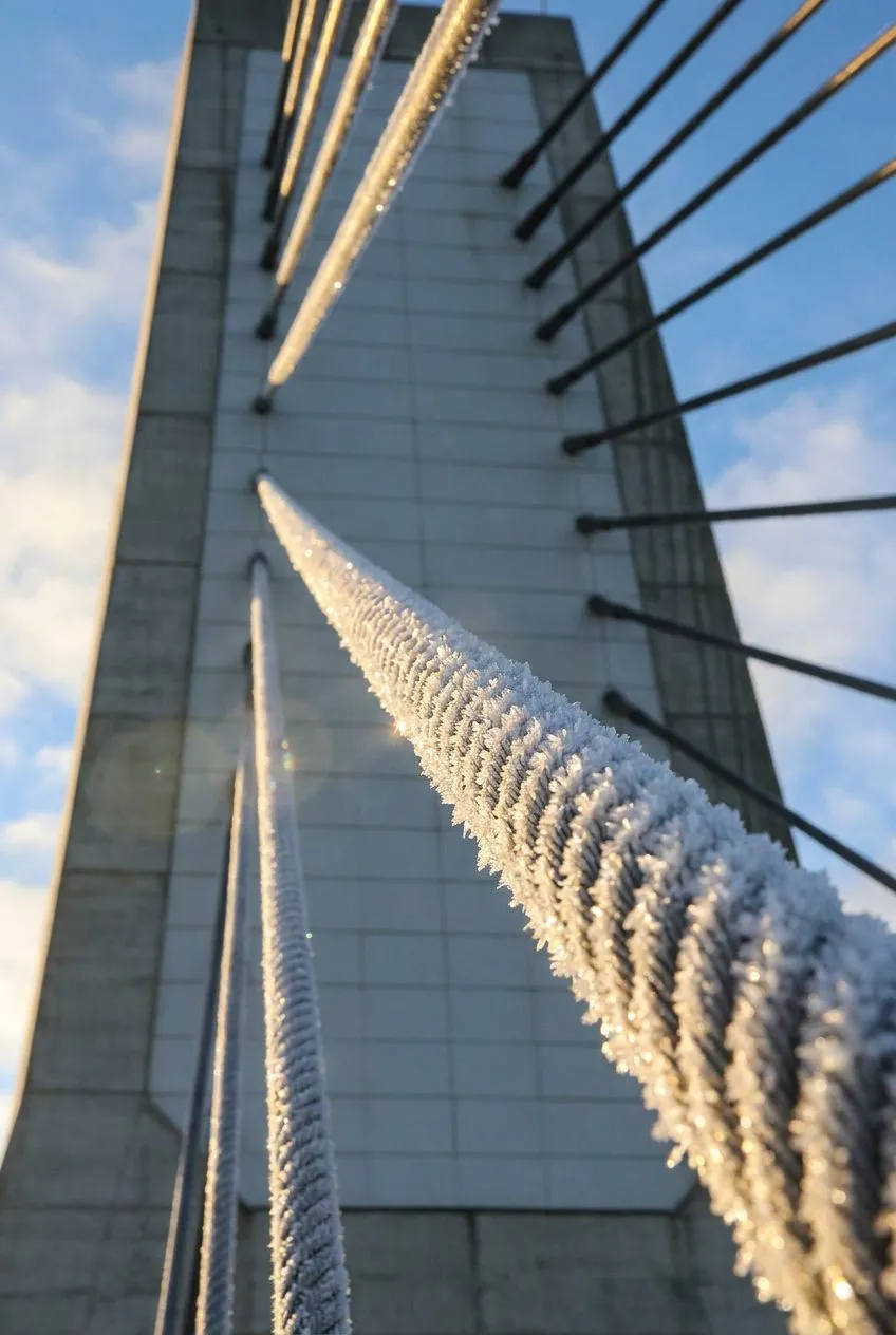 Brooklyn Bridge Pedestrian Path Sunrise Walk and the 7:00am Manhattan-Bound Crossing
