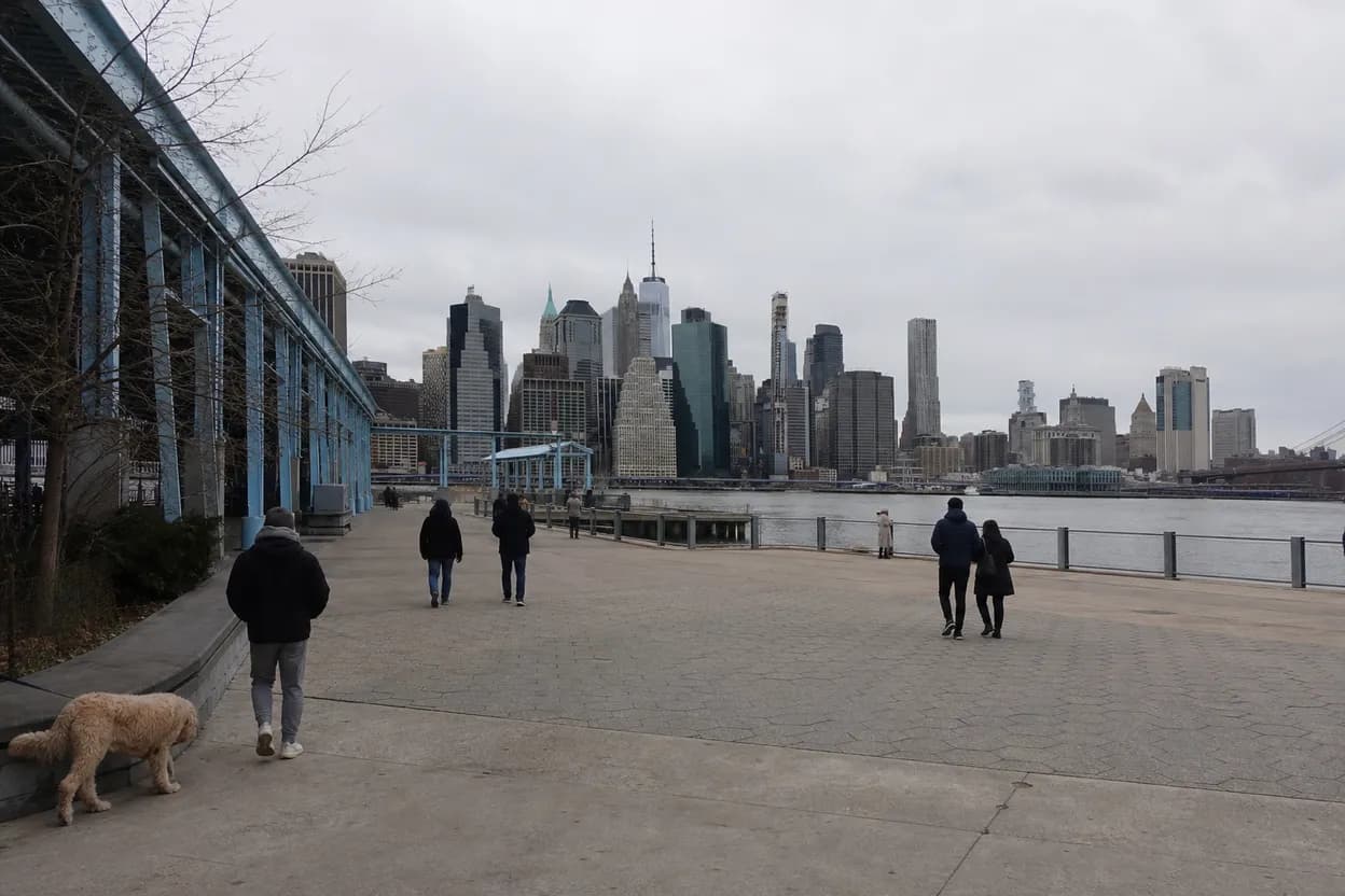 Cover scene for Brooklyn Bridge Pop-Up Pool Wait: Free Shade and Pier Time Nearby