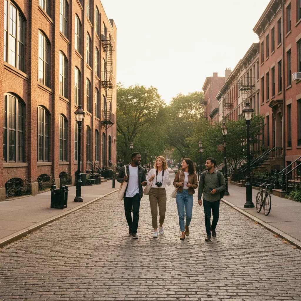 Brooklyn Bridge to Prospect Park: The Long Way Through Cobblestone Brooklyn - cover image