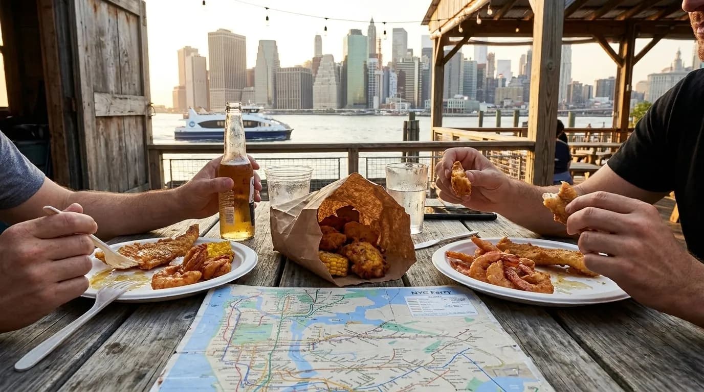 Editorial NYC detail for Brooklyn Fish Shacks Worth the Ferry and Extra Walk