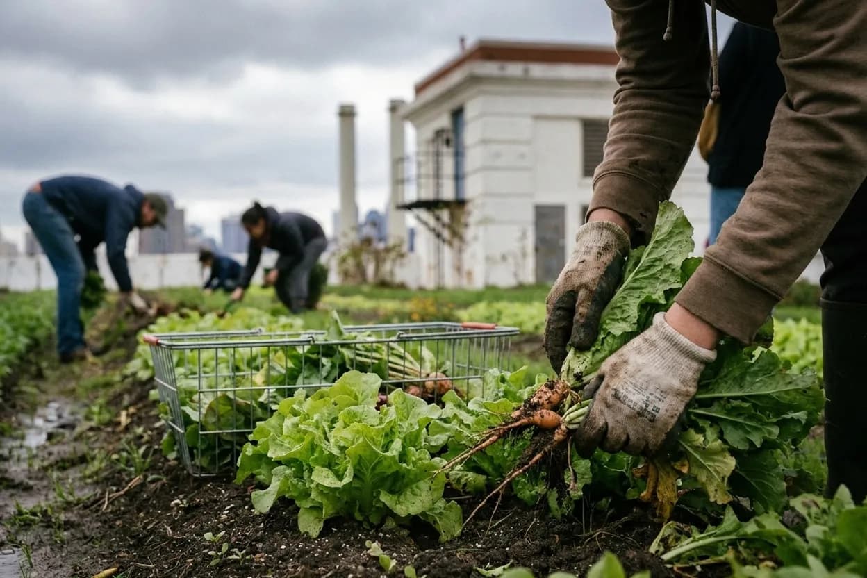 Editorial detail for Brooklyn Grange Navy Yard: The Rooftop Farm Most Brooklyn Visitors Never Reach