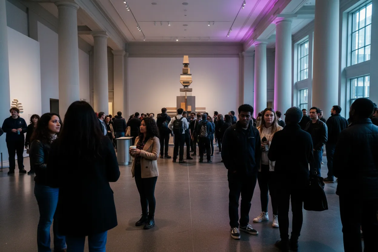Cover scene for Brooklyn Museum First Saturday Return Plan for Friends Who Need an Indoor Night