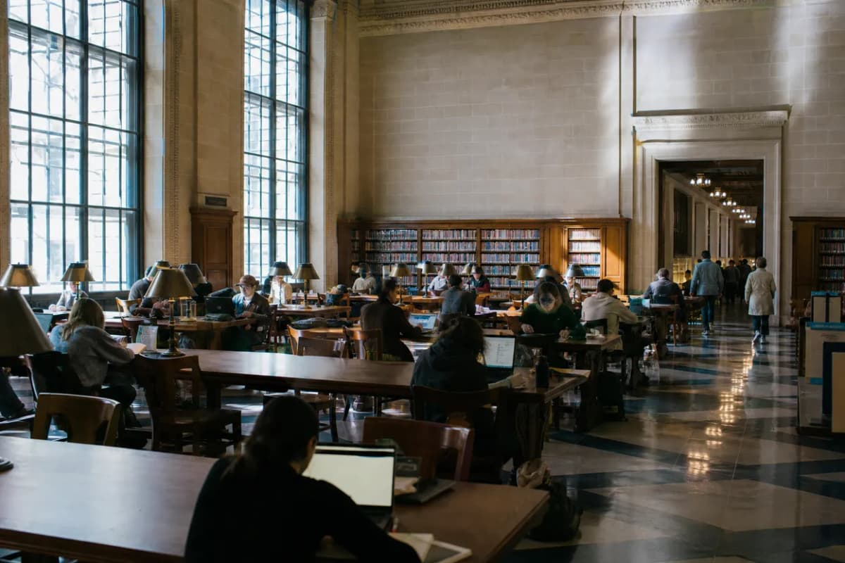 Cover scene for Brooklyn Public Library Central Branch: A Rainy Homework Reset After Supply Shopping