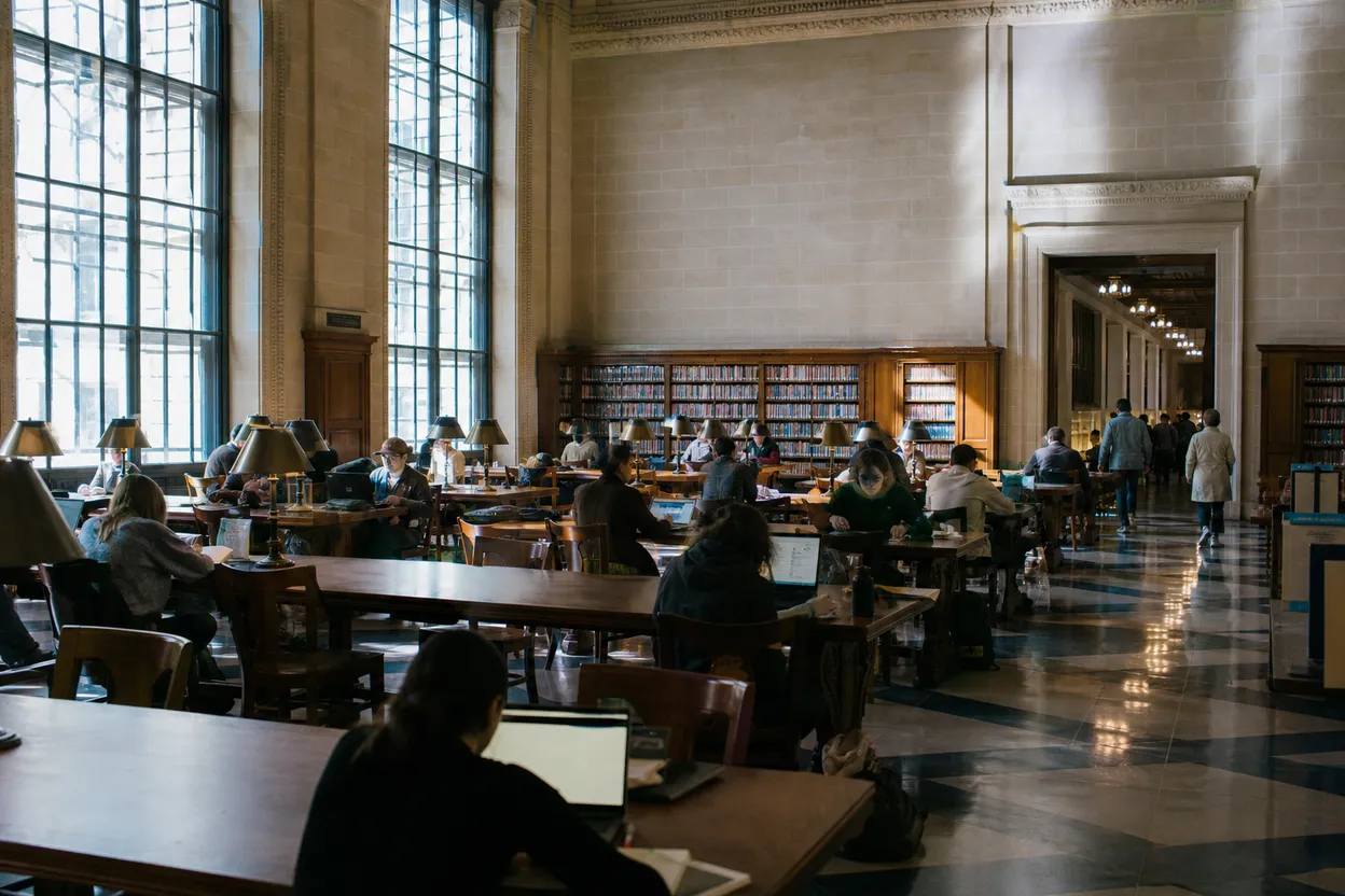 Cover scene for Brooklyn Public Library Central Branch: A Rainy Homework Reset After Supply Shopping