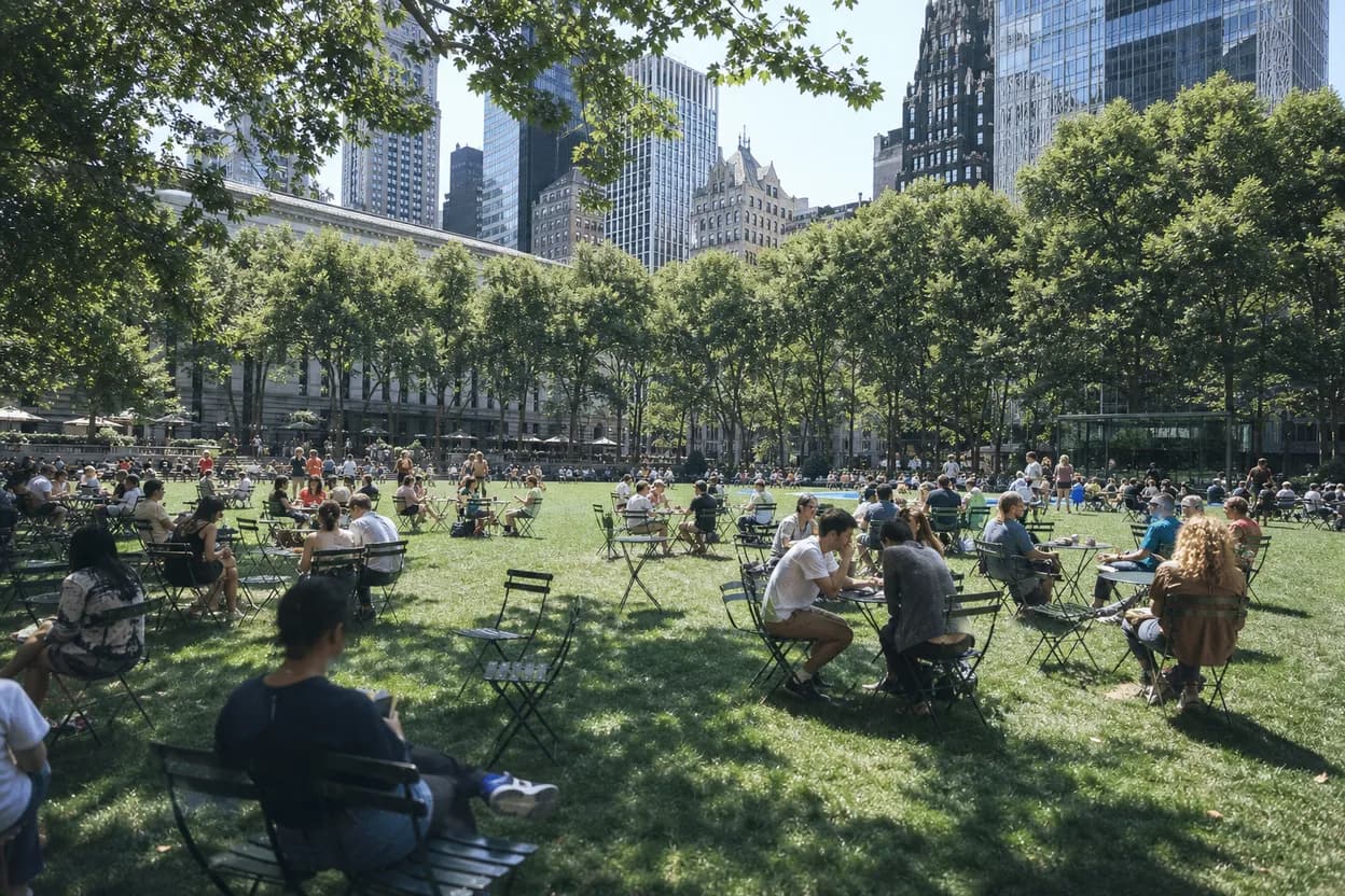 Cover scene for Bryant Park Picnic Performances: A Free Midtown After-Work Culture Plan