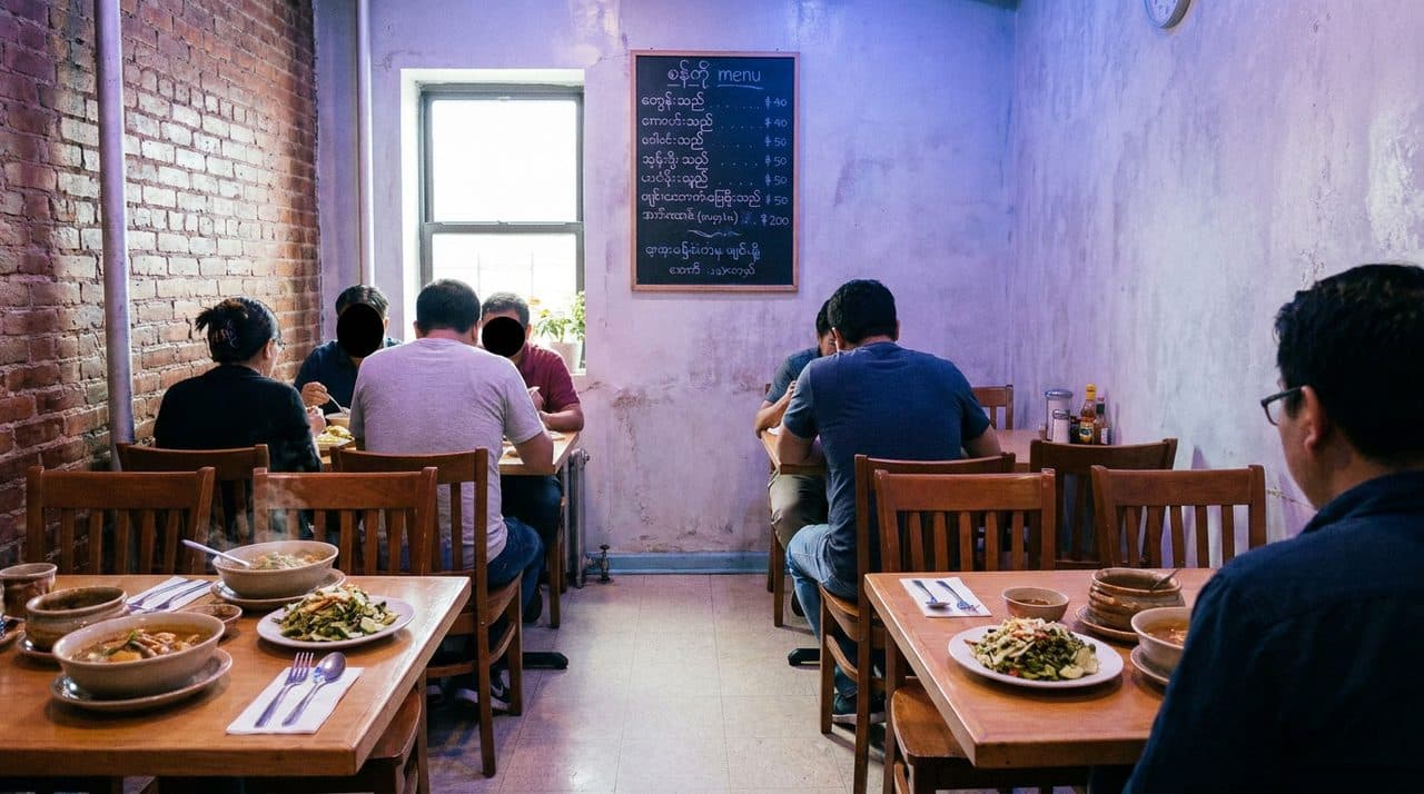 A Burmese Restaurant in Elmhurst Where Tea Leaf Salad Anchors Every Table - cover