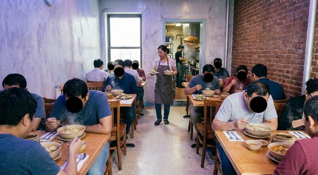 A Burmese Restaurant in Elmhurst Where Tea Leaf Salad Anchors Every Table - scene
