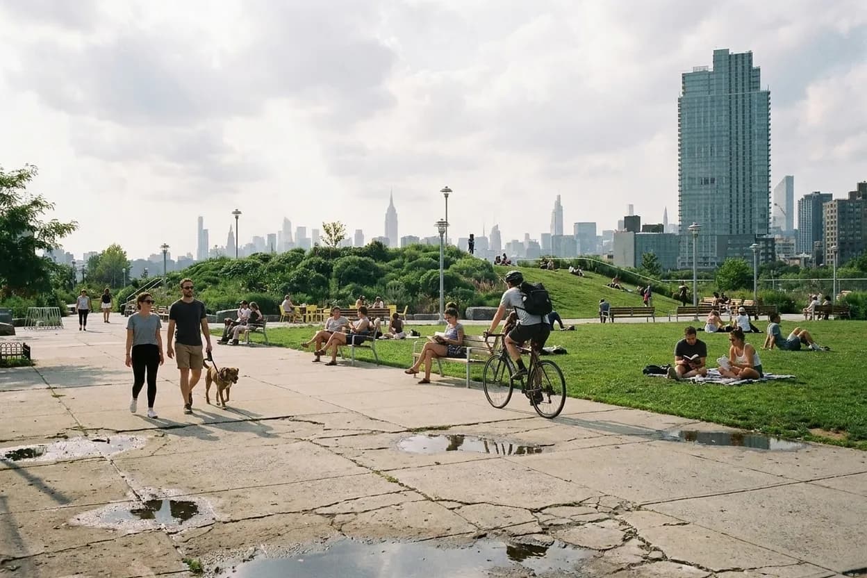 Cover scene for Bushwick Inlet Park: The North Williamsburg Waterfront Stretch Most Visitors Overshoot