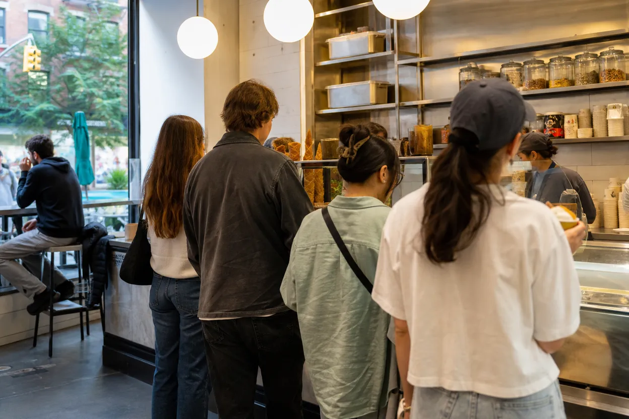 Cover scene for Caffe Panna Near Union Square: A Sundae-Line Strategy for Two