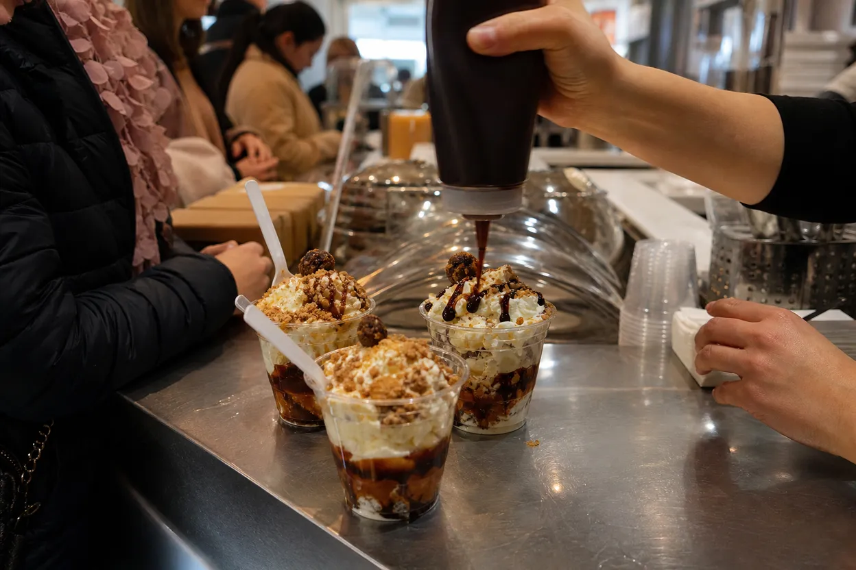 Editorial detail for Caffe Panna Near Union Square: A Sundae-Line Strategy for Two