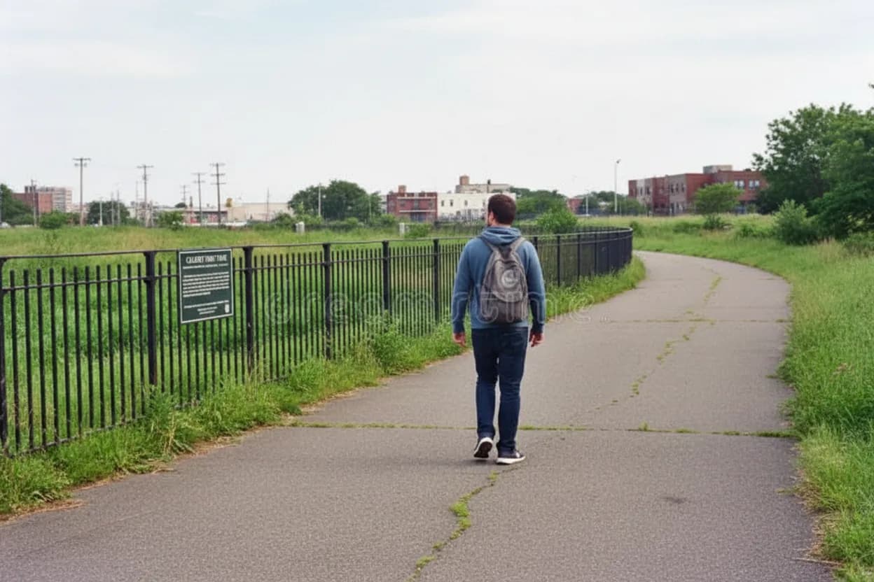 NYC experience scene for Calvert Vaux Park Shoreline Test for a Breezy Brooklyn Stroller Walk
