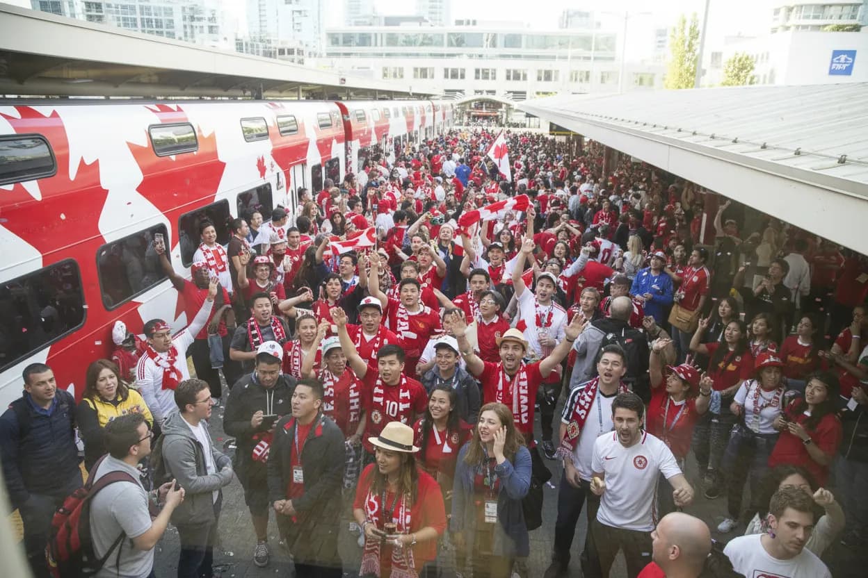 Canada World Cup fans in Vancouver