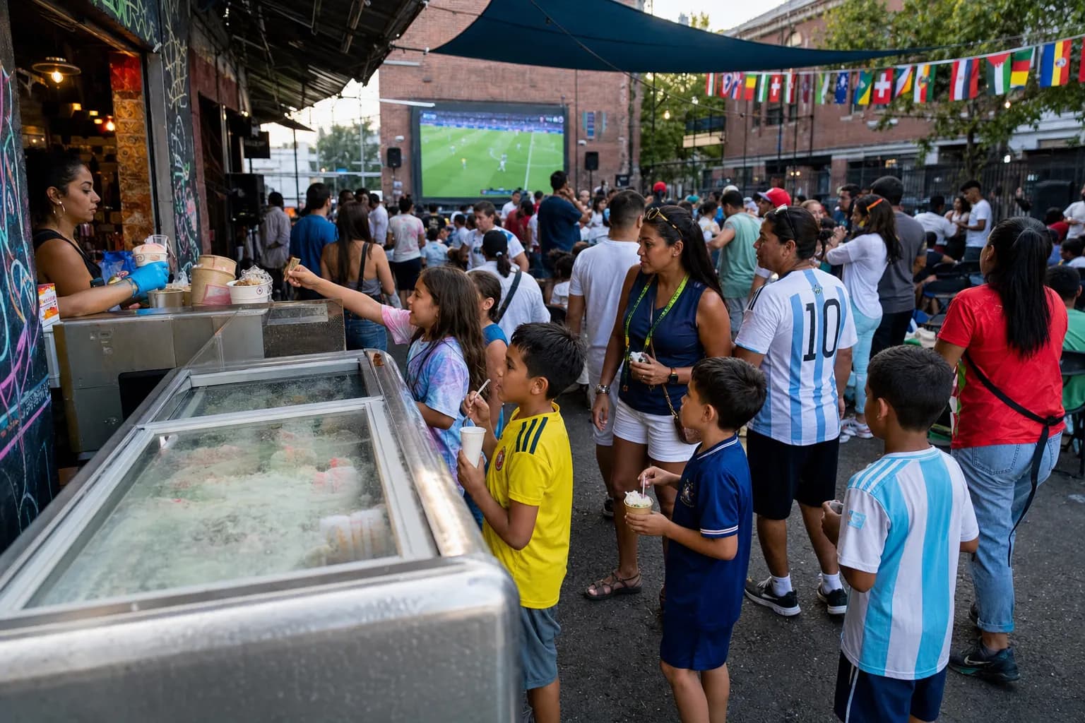 Can Bushwick NYC Make Where Is World Cup 2026 Work as a Family-Friendly Public Screen? - diverse bright World Cup scene 3