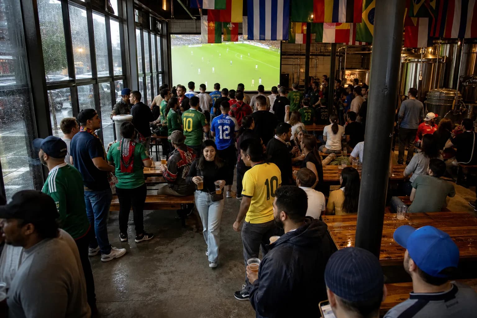 Can Greenpoint NYC Make Soccer World Cup 2026 Work as a Rain-Plan Viewing Route? - diverse bright World Cup scene 2