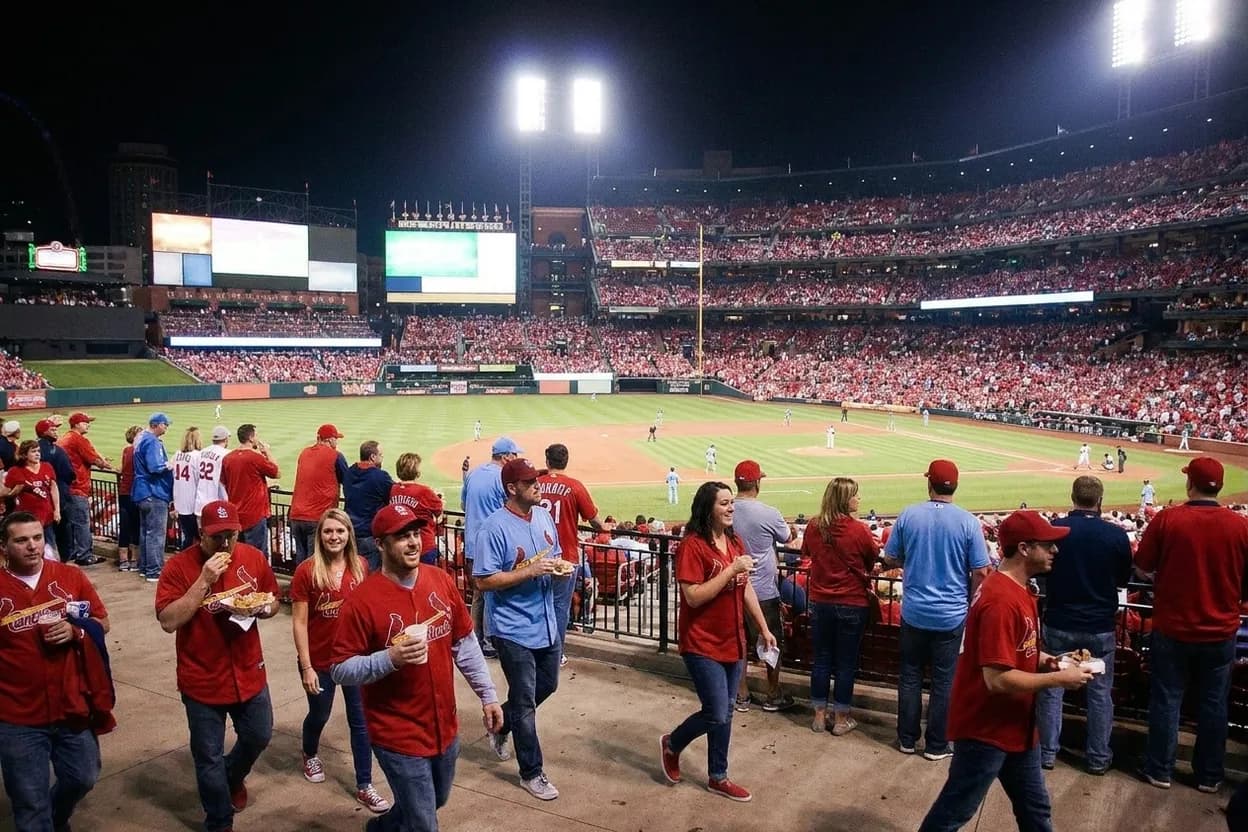 Baseball editorial scene for Cardinals vs Angels: Interleague Showdown with Playoff Stakes