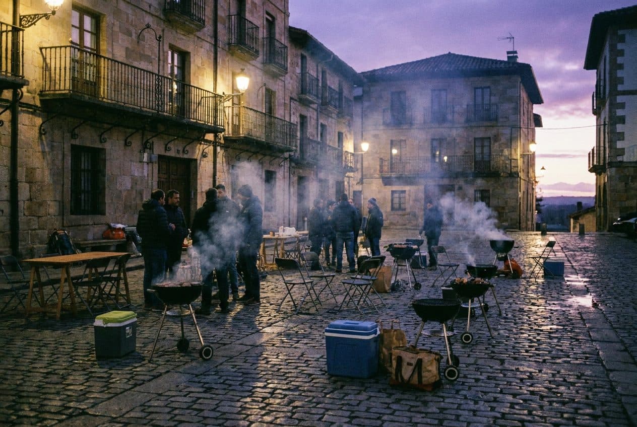 Carne Asada Smoke and Braves vs White Sox Signals in Monterrey's Old Quarter - cover image